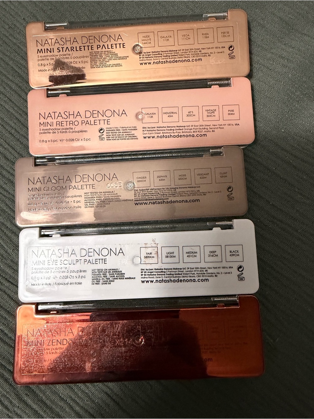 Natasha Denona 5 mini palettes - Picture 5 of 6